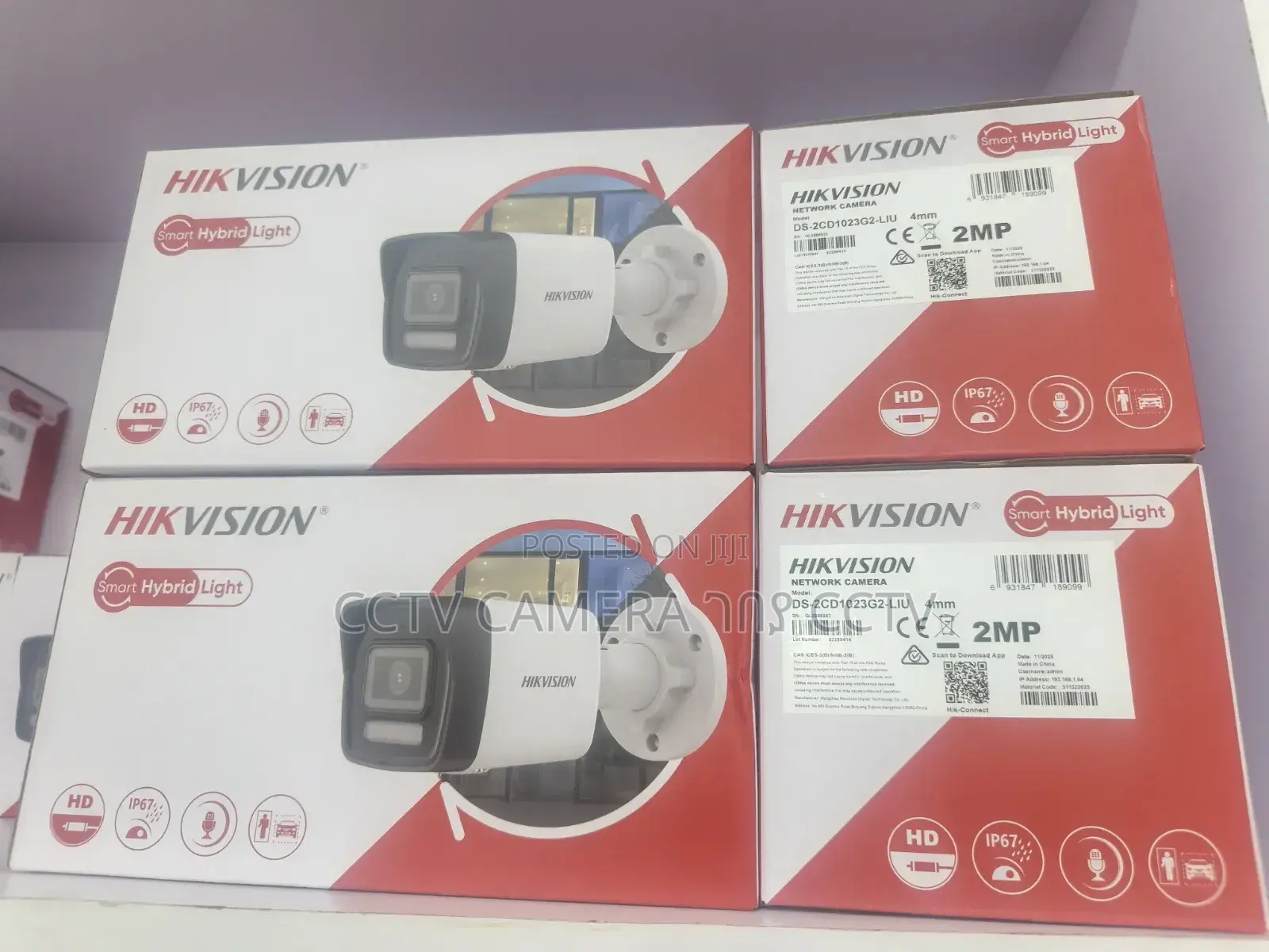 Hikvision 2mp Ip Smart Hybrid CCTV Camera