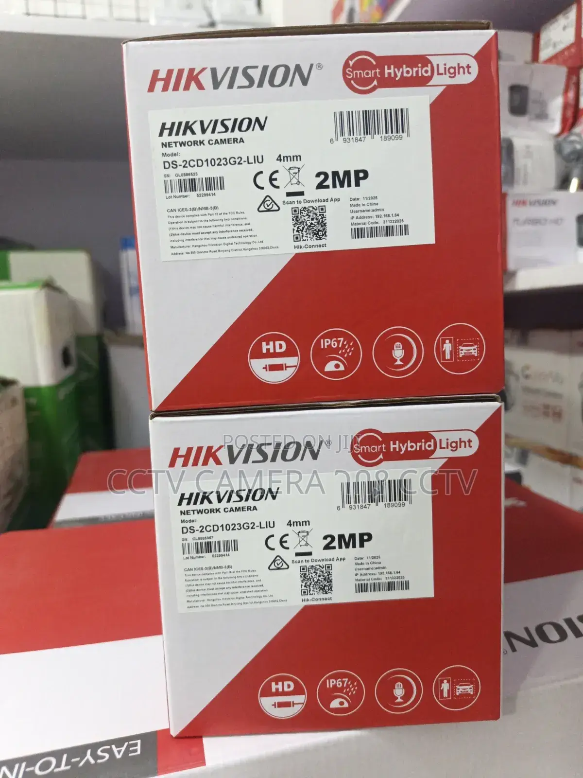 Hikvision 2mp Ip Smart Hybrid Light