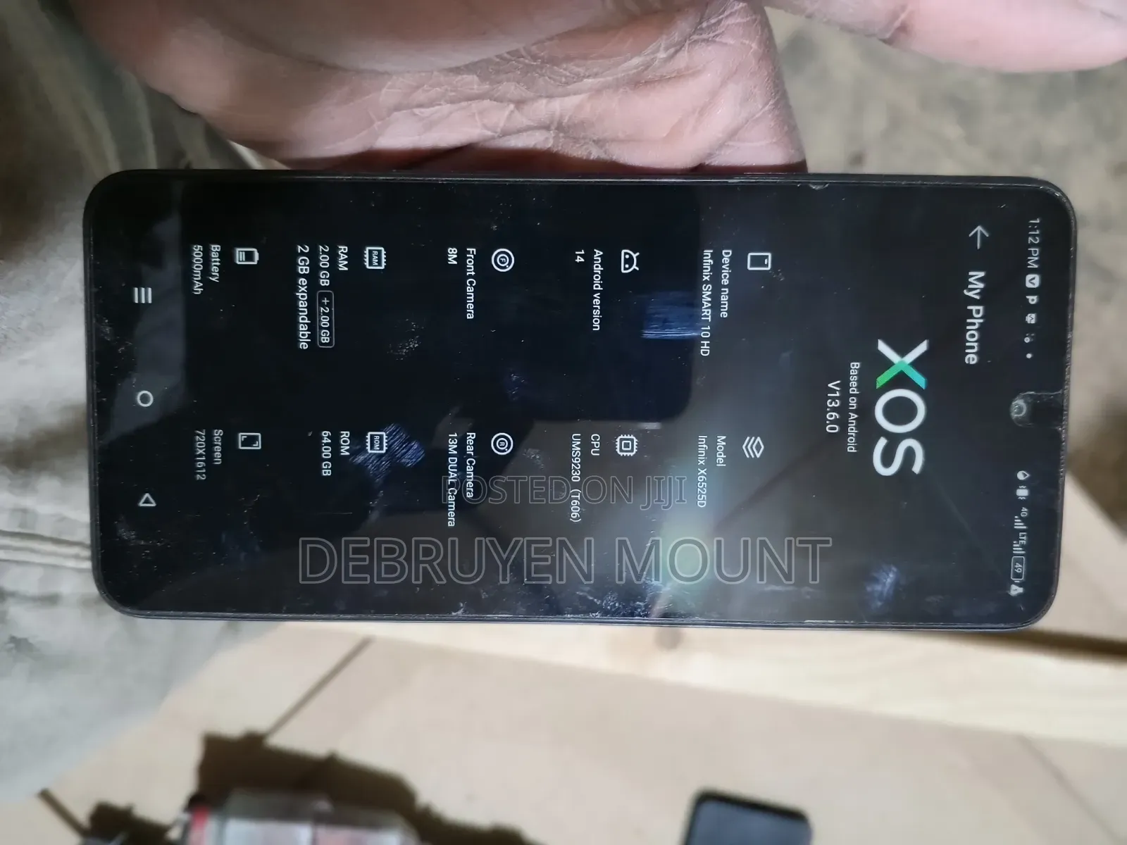 Infinix Smart 10 64 GB Black