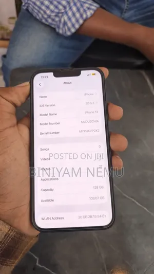 New Apple iPhone 13 128 GB Black