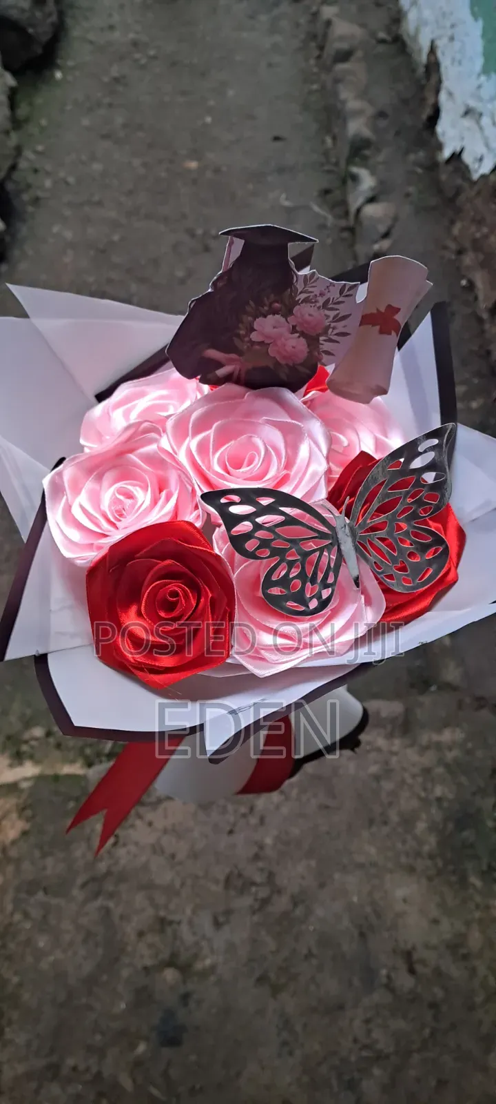 Ribbon Flowers(አርቴፍሻል አበባ)