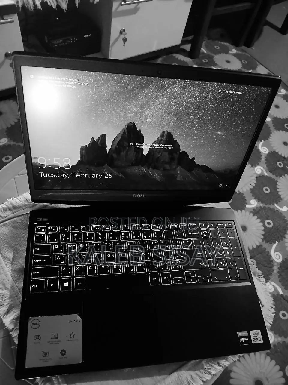 Laptop Dell G5 8GB Intel Core i7 SSD 500GB