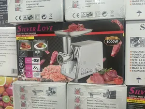 Silver Love Model SC-393 Electric Meat Grinder, Manufactured From