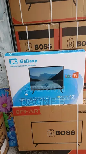 Galaxy TV 43 Inch Smart Android -Double Glass | Original ጋላክሲ ቲቪ