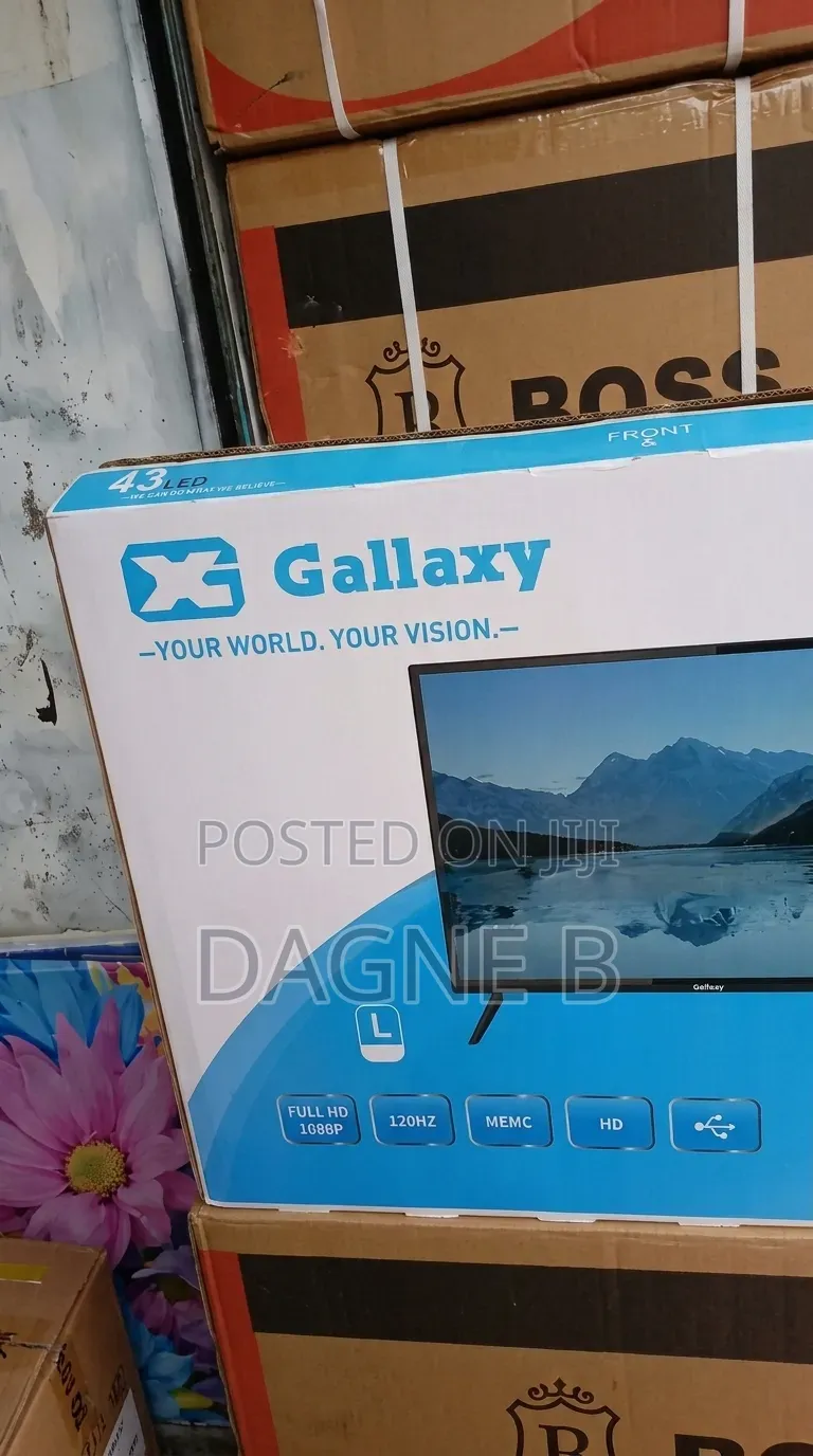 Galaxy TV 43 Inch Smart Android -Double Glass | Original ጋላክሲ ቲቪ