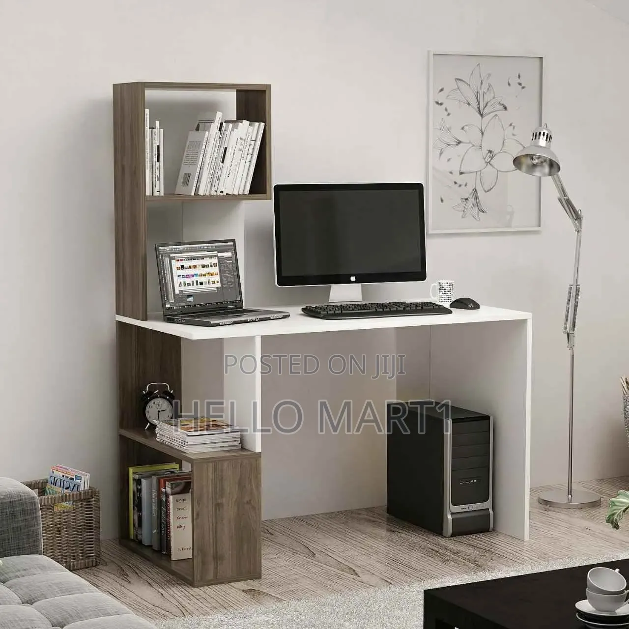 Reading Table With Shelf