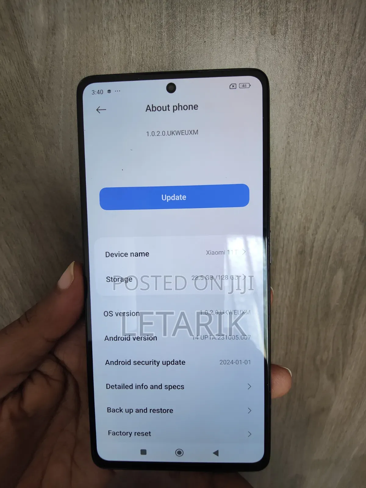 Xiaomi 11T 128 GB Black