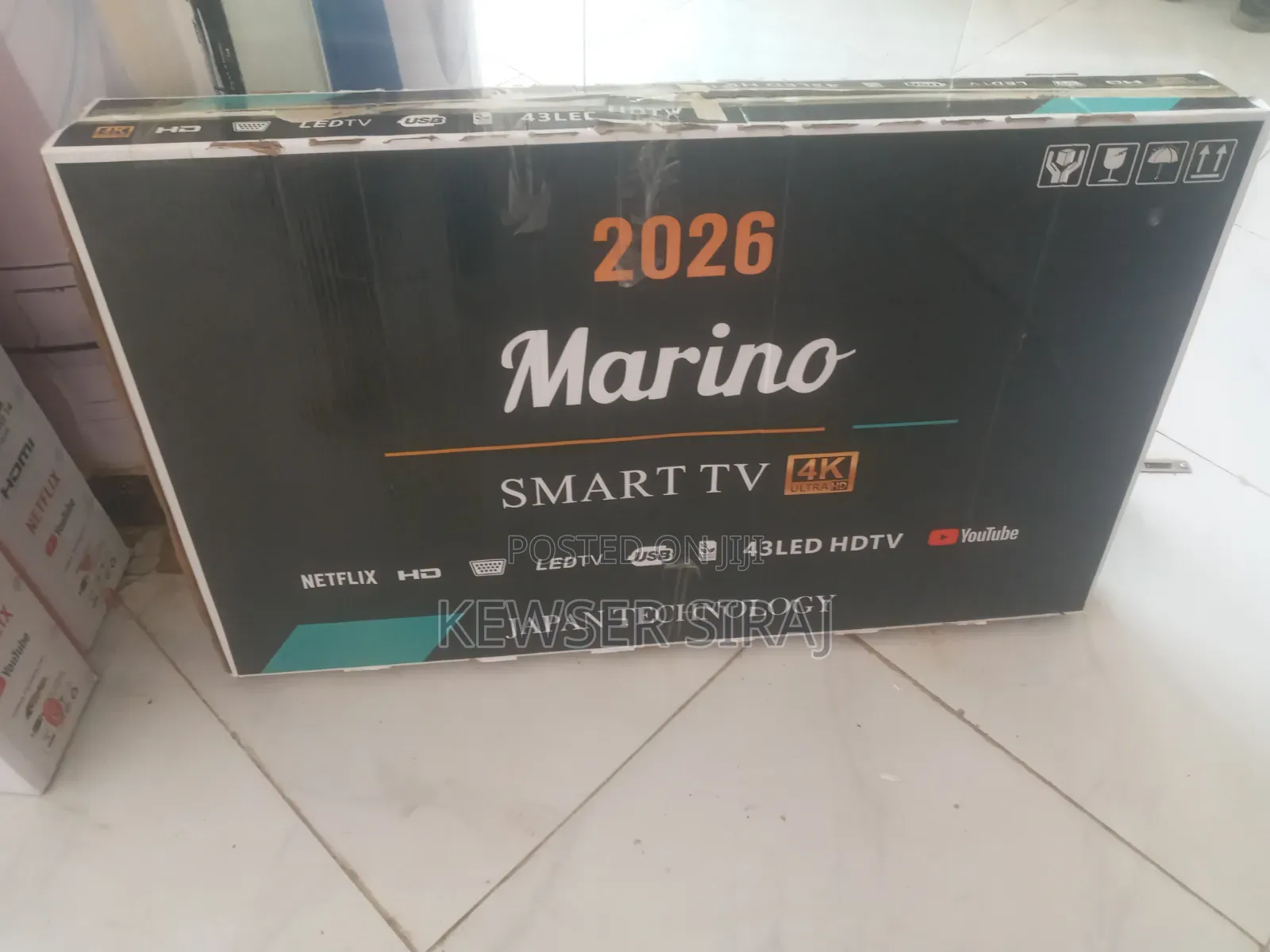 Marino 43inch TV Smart Android New 20 26