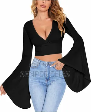 Stylish Bell Sleeve Top for Women
