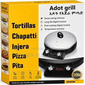 Adot Grill (የእንጀራ ምጣድ) – Premium Quality, Fast Heating Perfect Injer