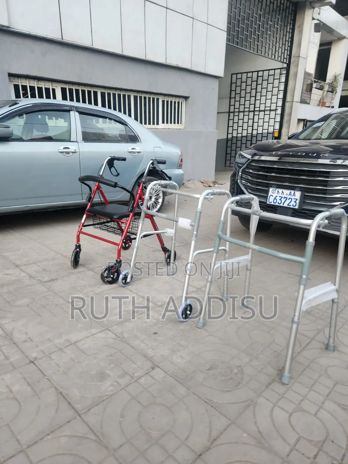 MobilityKart Lightweight Foldable Aluminium Dual Use Rollator Walker