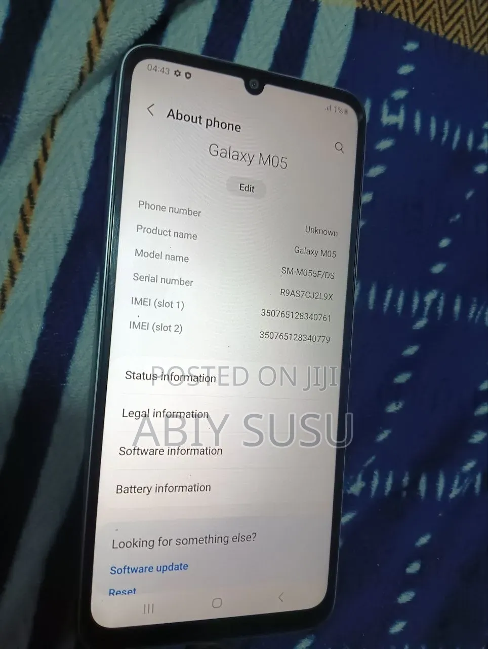 New Samsung Galaxy M05 64 GB Silver