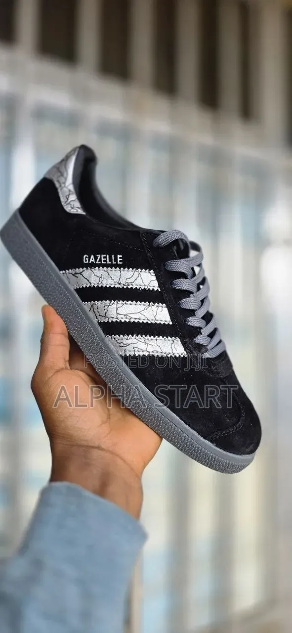 Adidas Gazelle High Master Quality Flat Lather Shoes Made in Vietnam