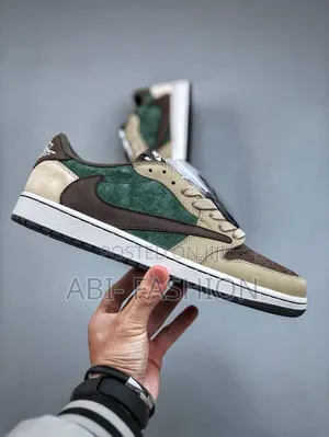 Air Jordan 1 Low Travis Scott "Medium Olive" Shoes