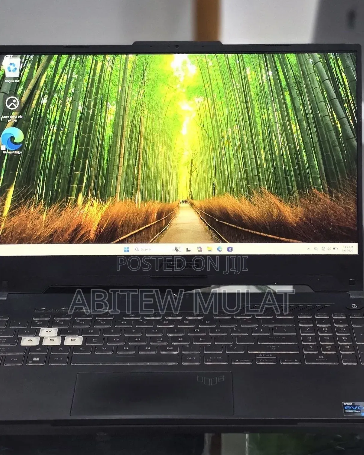 New Laptop Asus TUF Gaming A15 16GB Intel Core i7 SSD 512GB