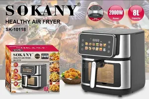 Sokany Family Size Air Fryer 8 Liter