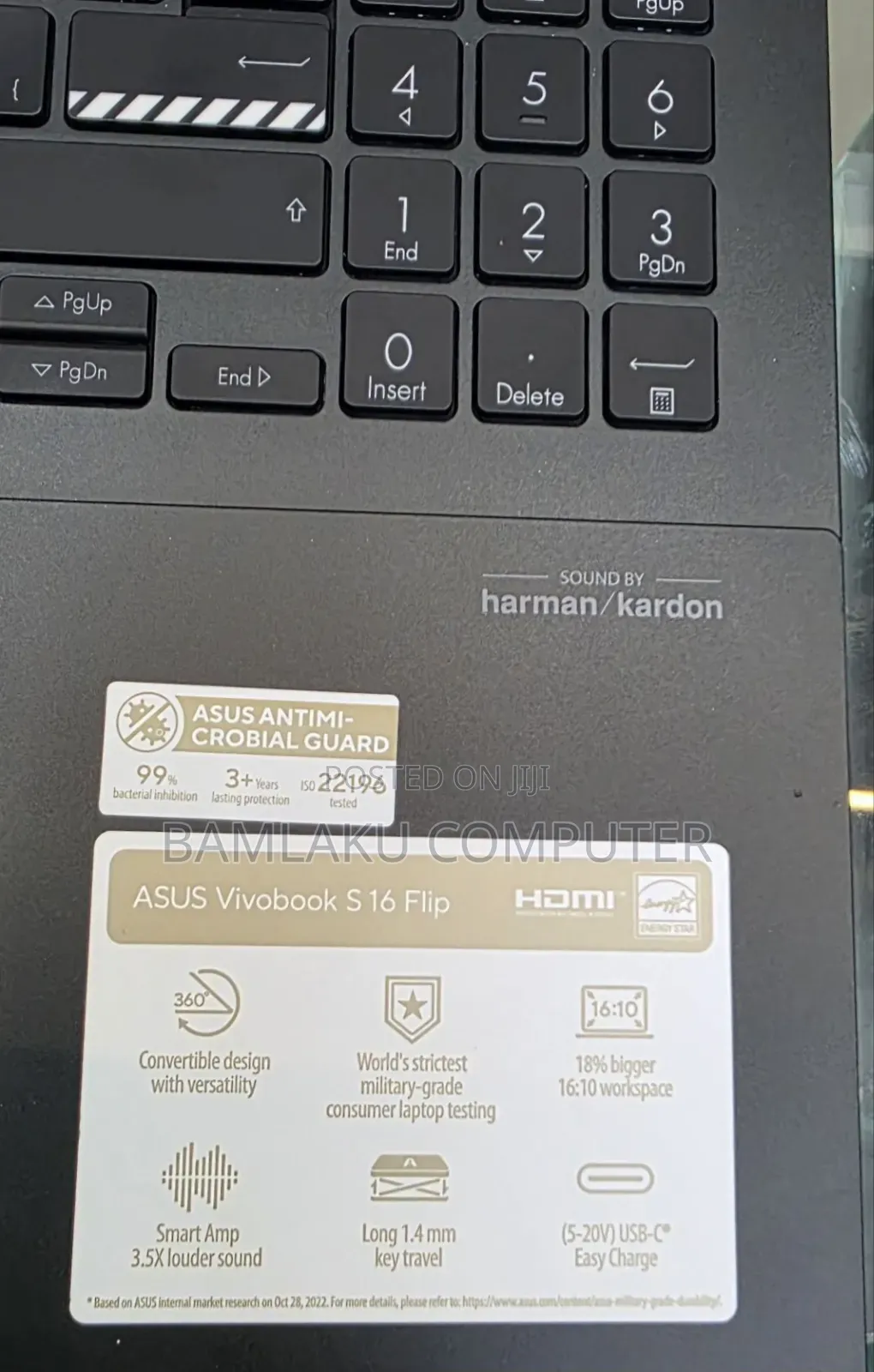 New Laptop Asus Vivobook S 16 16GB Intel Core i9 SSD 1T