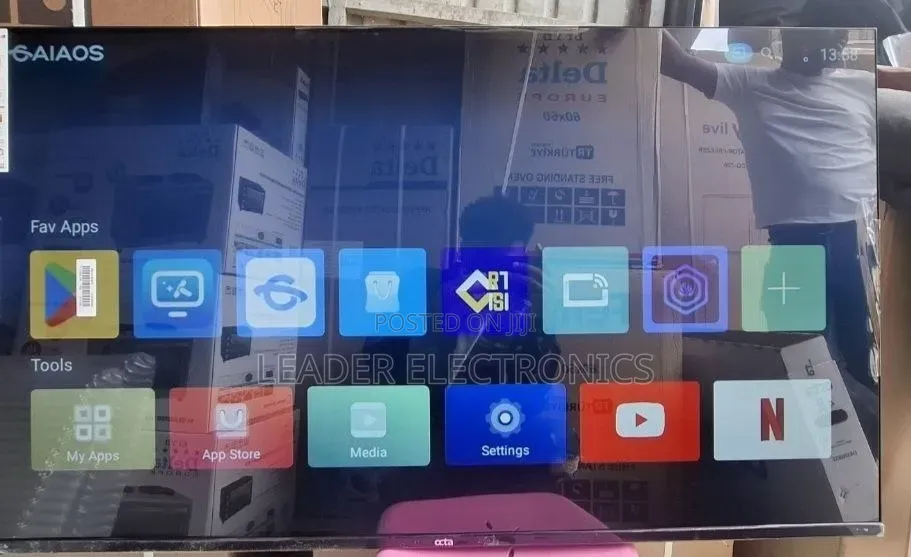 Octa TV 43" Smart Android TV – Frameless Design | New 2026 Model