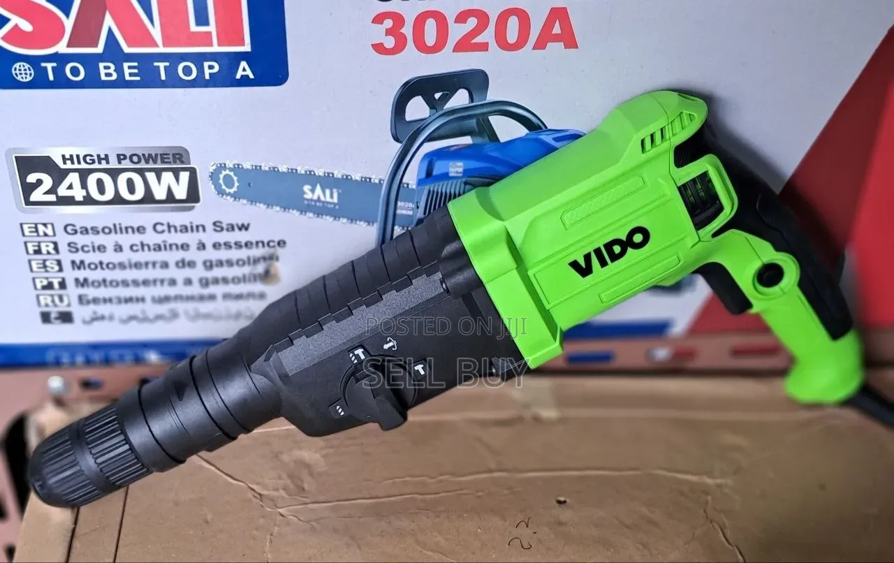 ቪዶ (Vido) 950w ፕሮፌሽናል ከባድ ስራ የሚችል ሮታሪ ሀመር