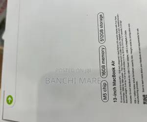 New Laptop Apple MacBook Air 2026 M5 16GB Apple M5 SSD 512GB