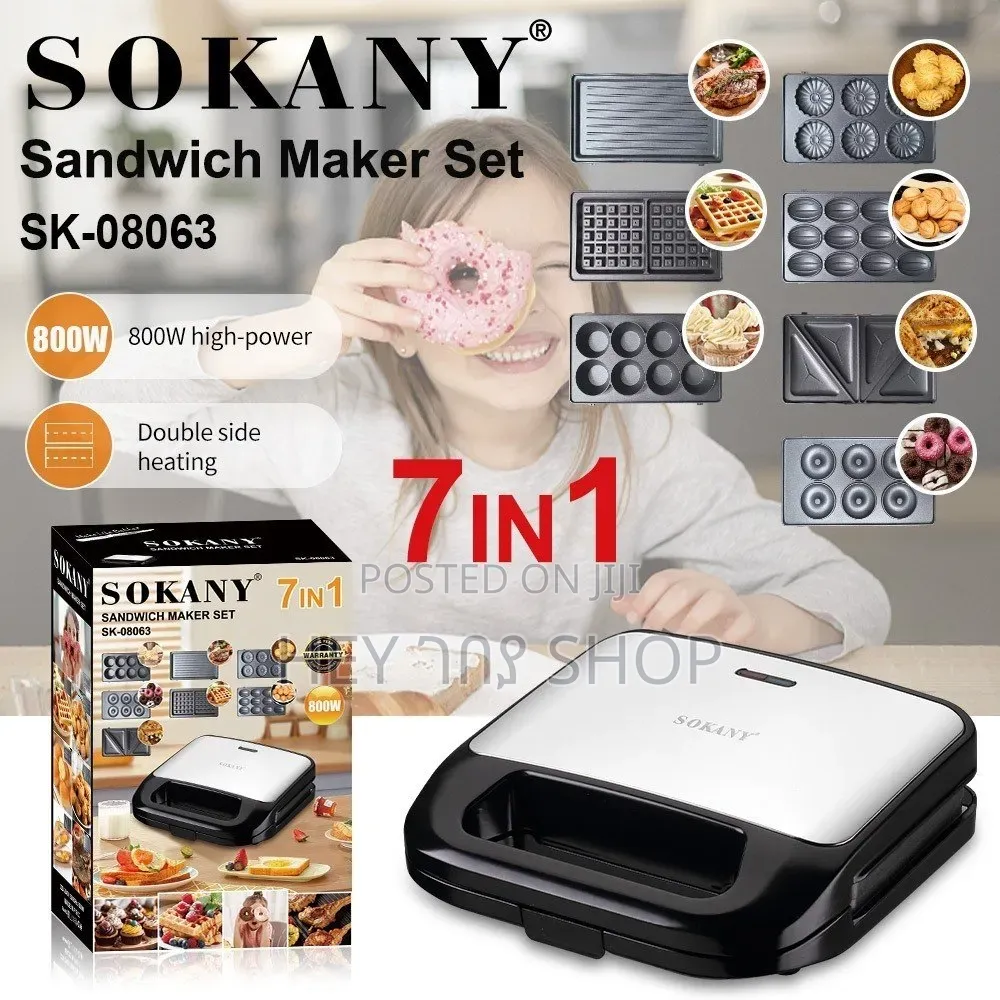 Sokany 7 In1 Sandwich Maker Set