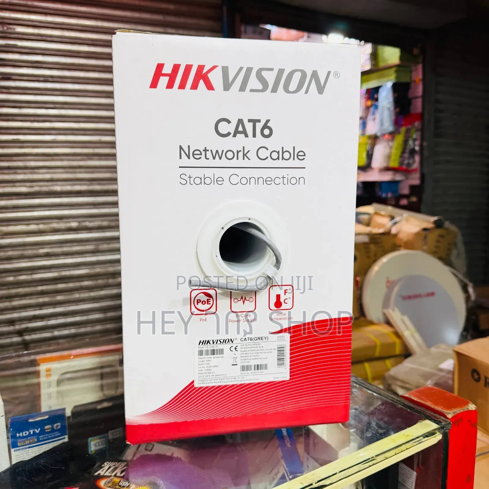 Hikvision 305m Cat6 Utp