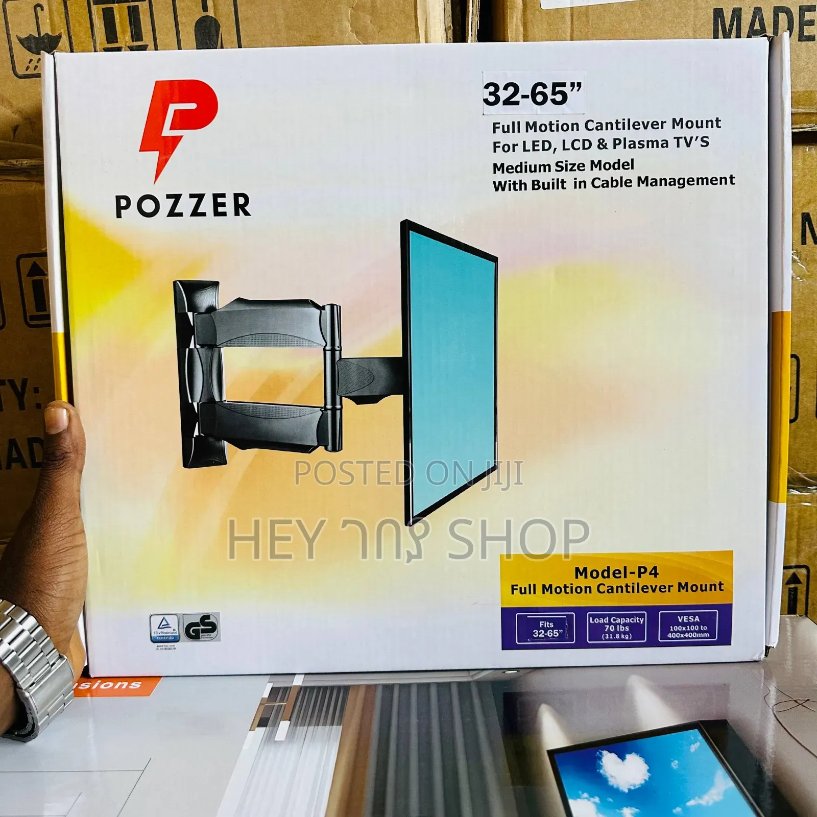 Hot ትንሽ ብዛት Original Flexible P4 Flexible TV Mount ገብቷል!