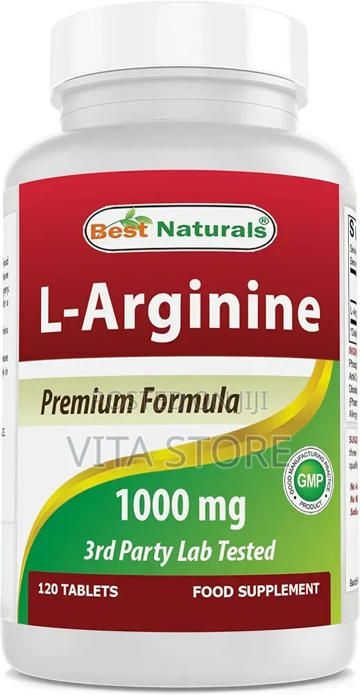 L-Arginine 1000 Mg 120 Tablets - Pharmaceutical Grade L Arginine