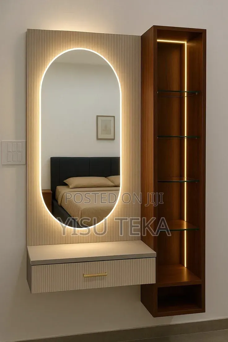 Entryway Console With Mirror