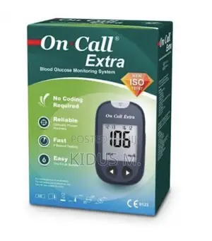 Blood Glucose Monitoring System Glucometer With Bag |On Call Extra