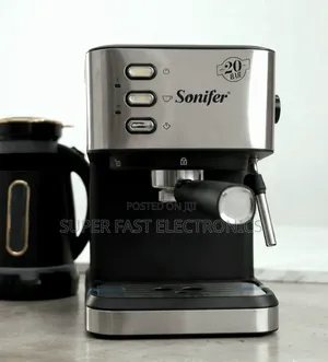 Sonifer Coffee Maker Machine Espresso 20-Bar – Steam Stainless Steel