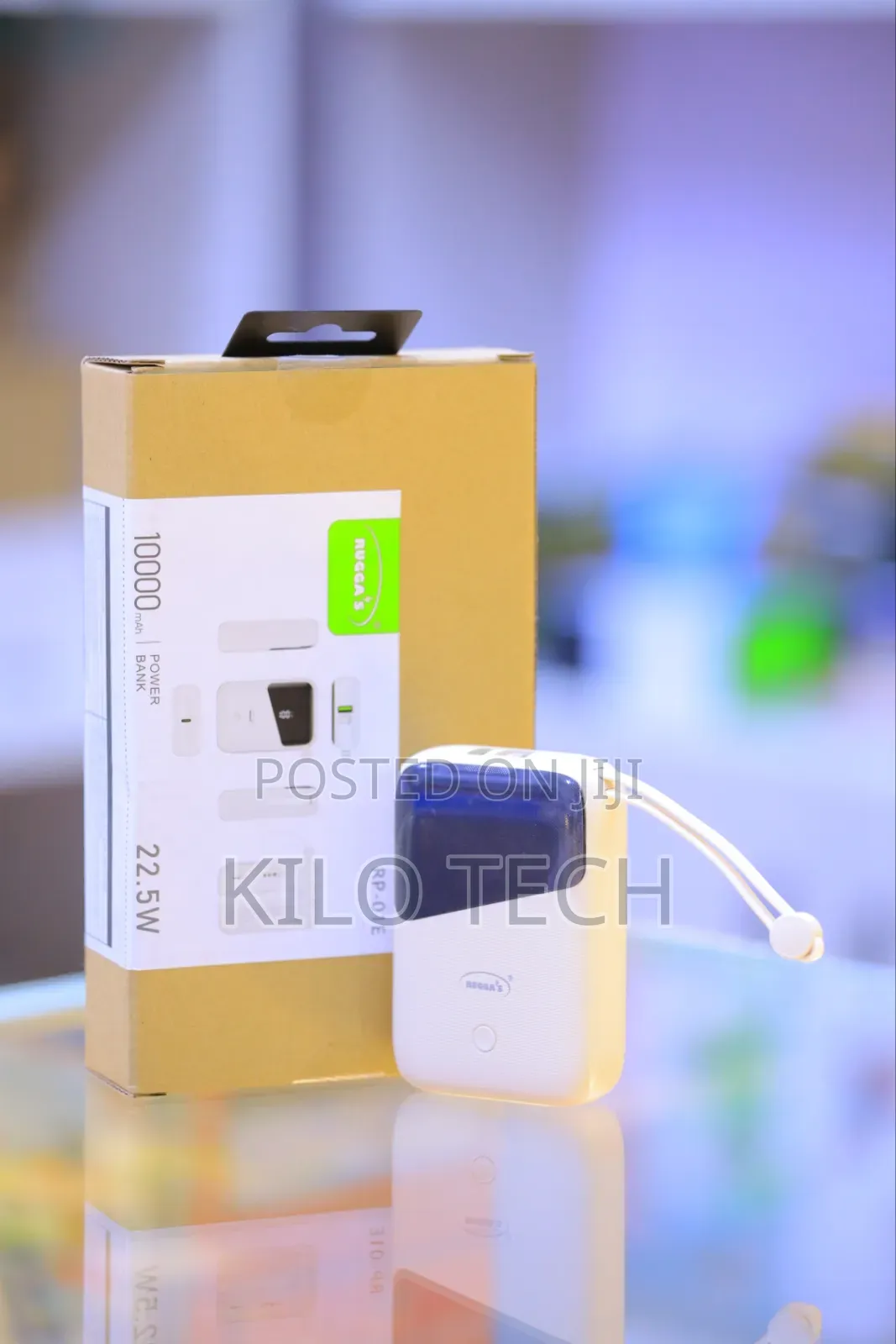 RUGGA'S 10,000mAh Mini Power Bank (22.5W Fast Charge)