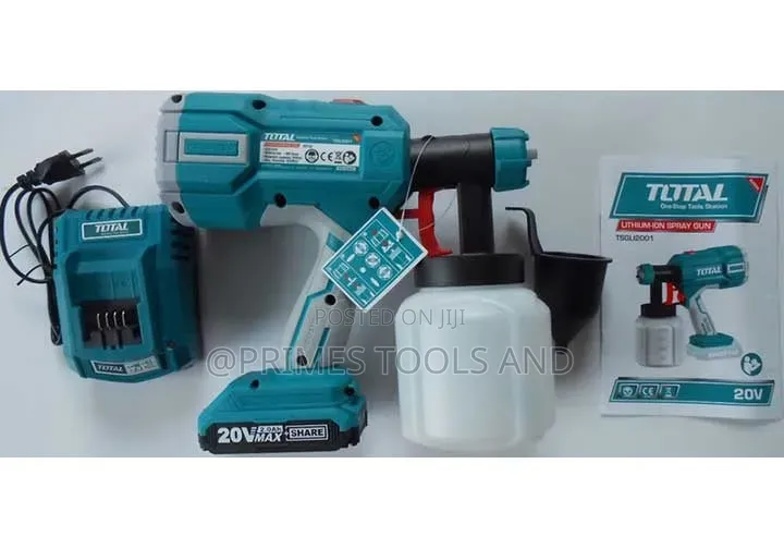 TOTAL Rechargeable Spray Gun | Cordless Paint