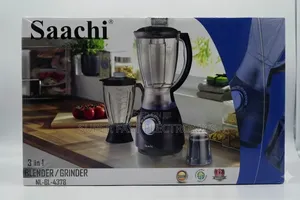Saachi Blender Grinder - 3-in-1 Equipped With a Powerful 3500W Motor