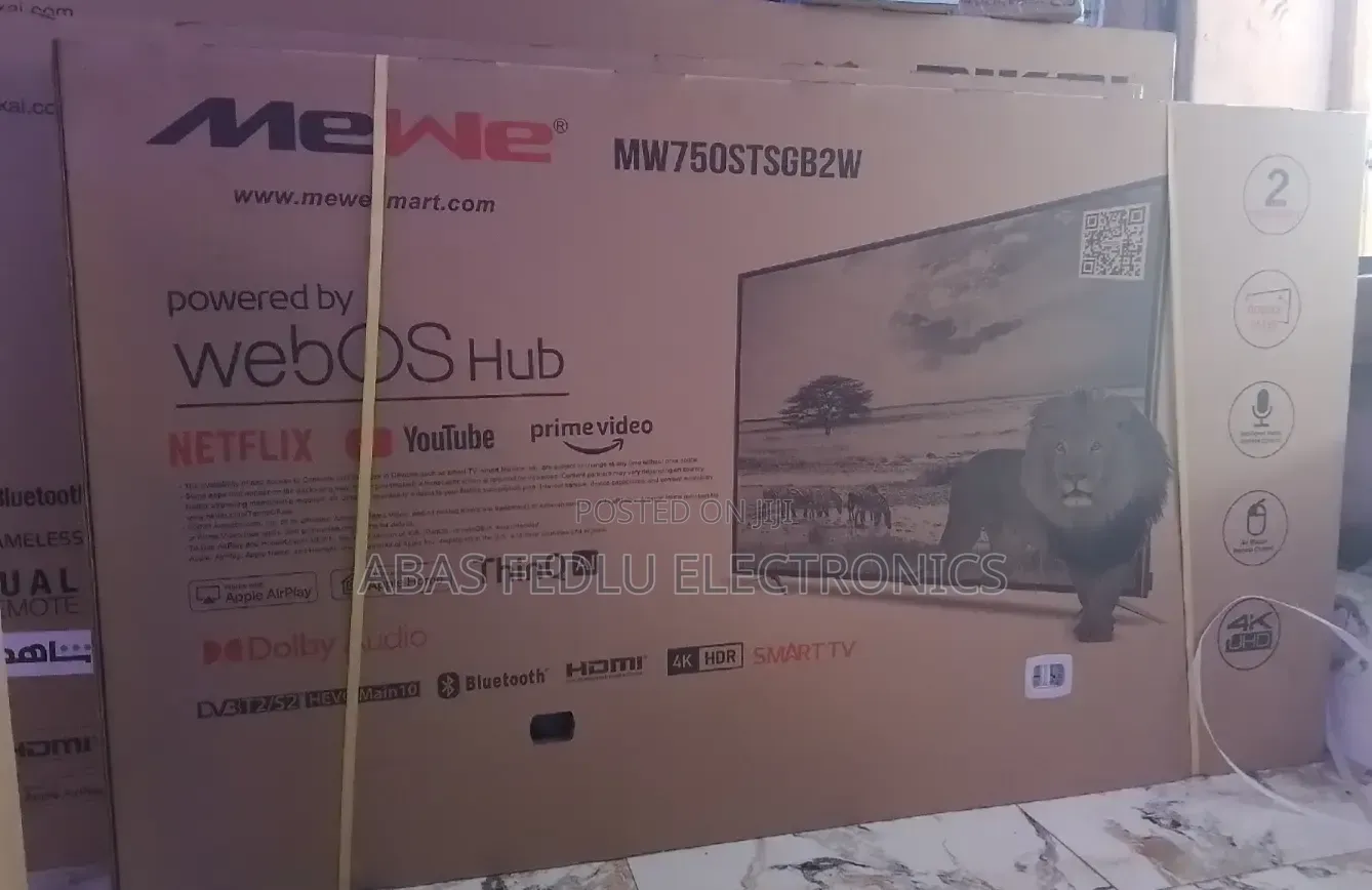 Mewe Smart TV 75 Inche