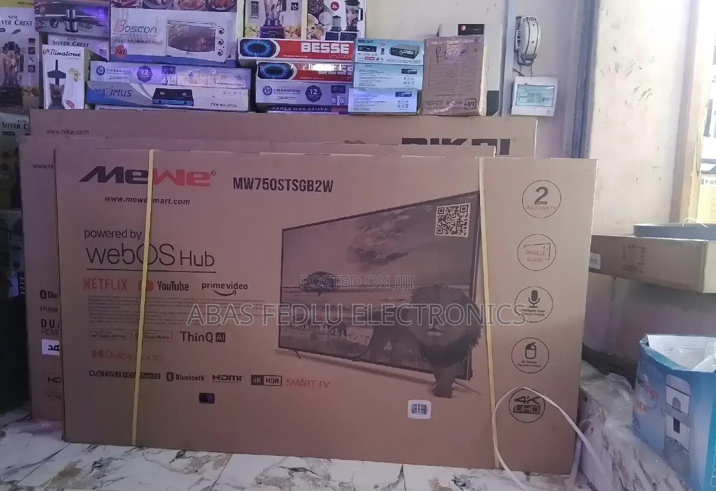Mewe Smart TV 75 Inche