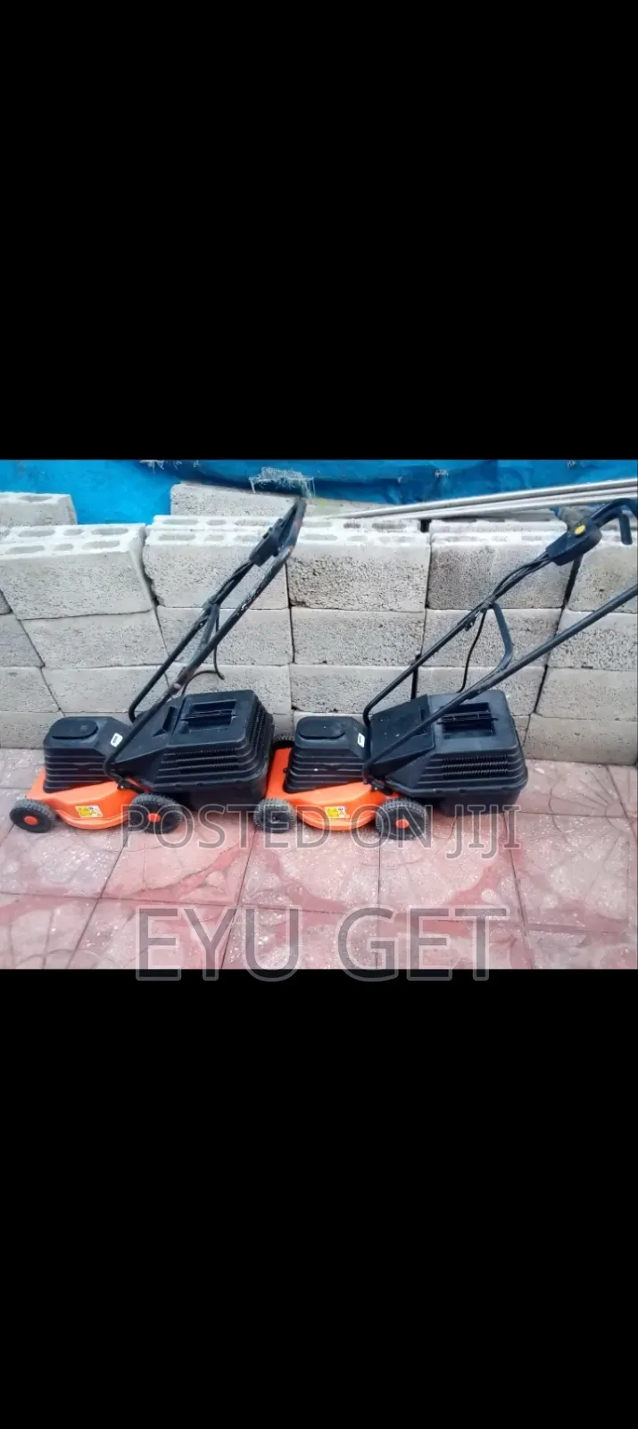 በኤሌትሪክ የሚሰራ የሳር ማጨጃ ማሽን ከነ መርጫ