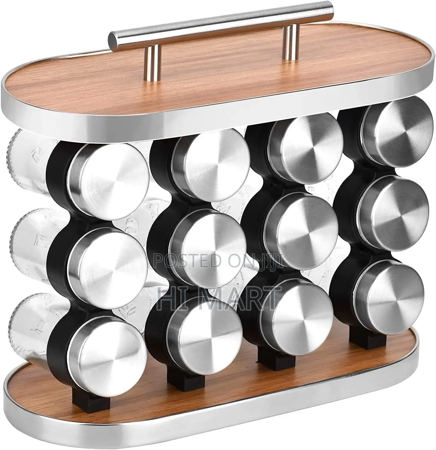 16pcs Kitchen Spice Storage Rack