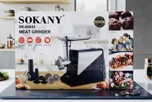 SOKANY Electric Meat Grinder With Sausage Kibbe Attachments 4000sw