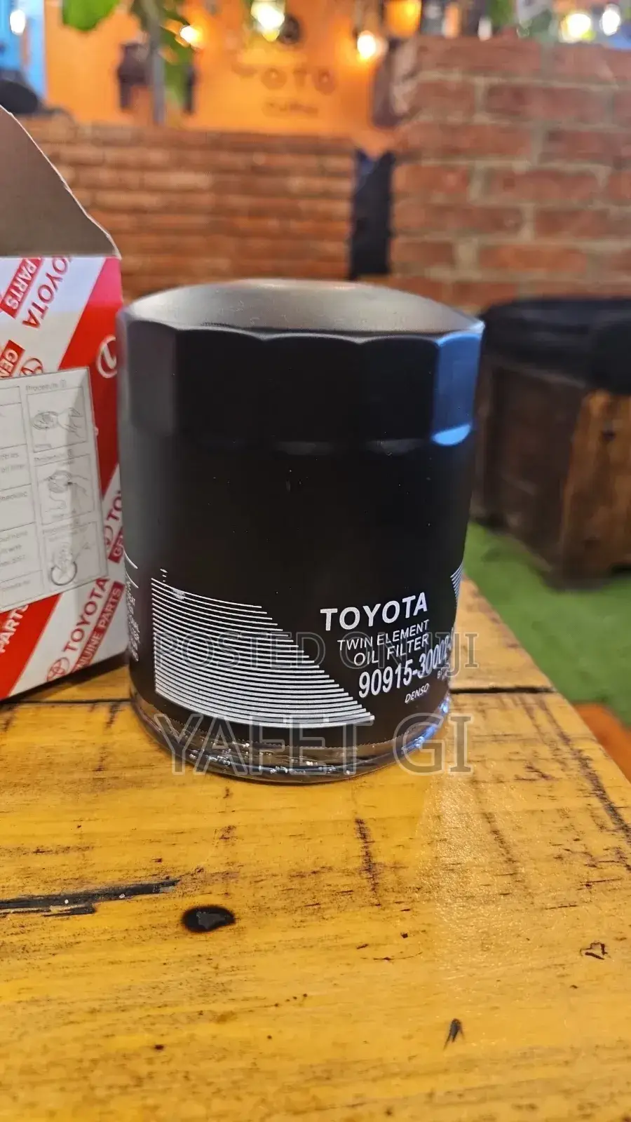 Genuine Toyota Oil Filter (90915-30002-8t)