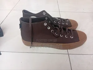 The Converse Chuck Taylor All Star Pro Mid in Velvet Brown