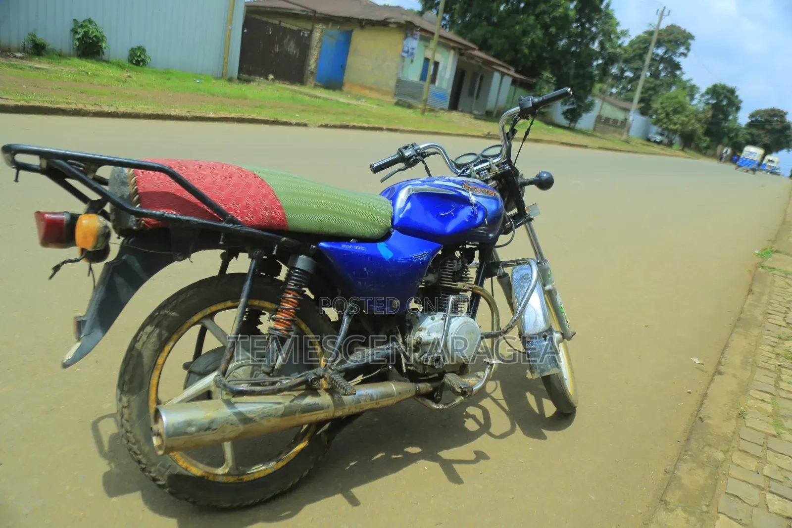 Bajaj Boxer 100 2015 Blue