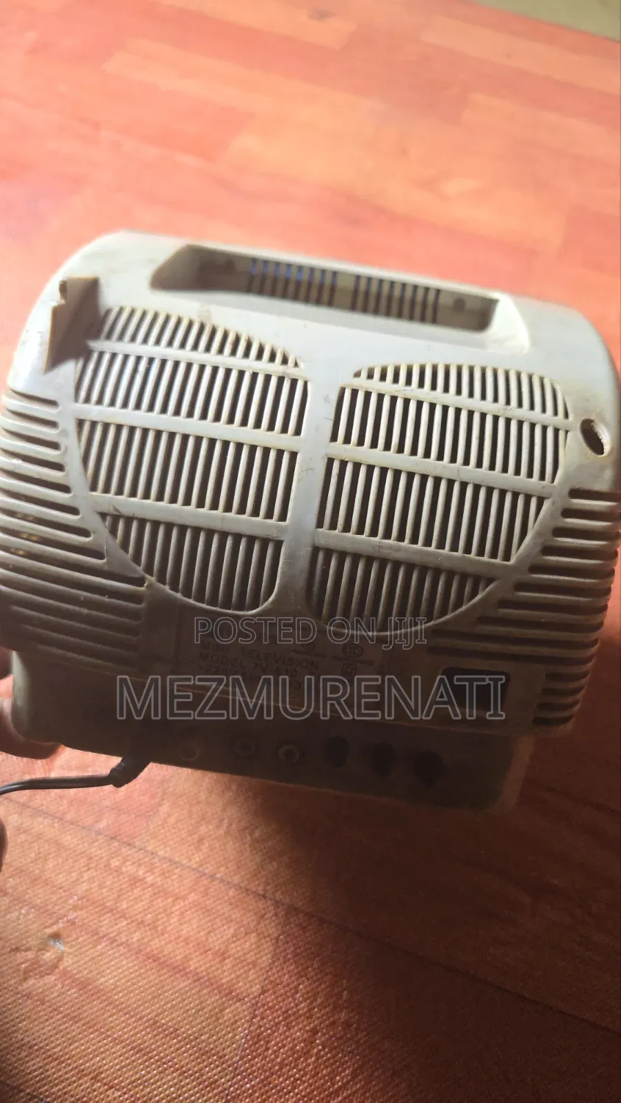 Materin Branded Portable Black-and-White Mini Television, Model TV-668