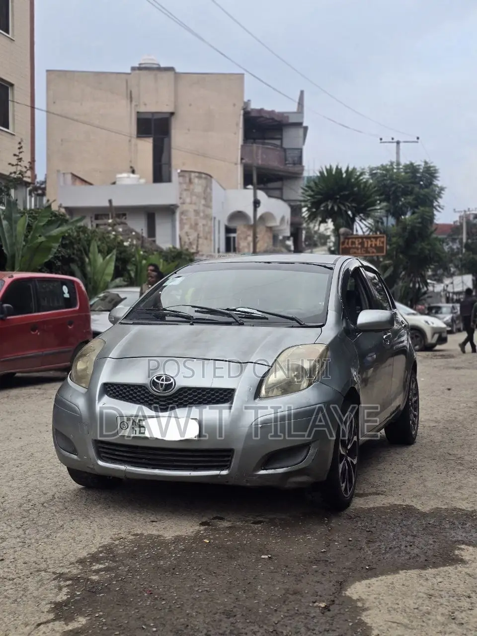 Toyota Yaris 2008 Gray