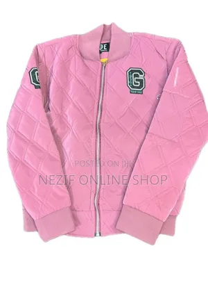 Quilted Bomber Letterman Style Jacket