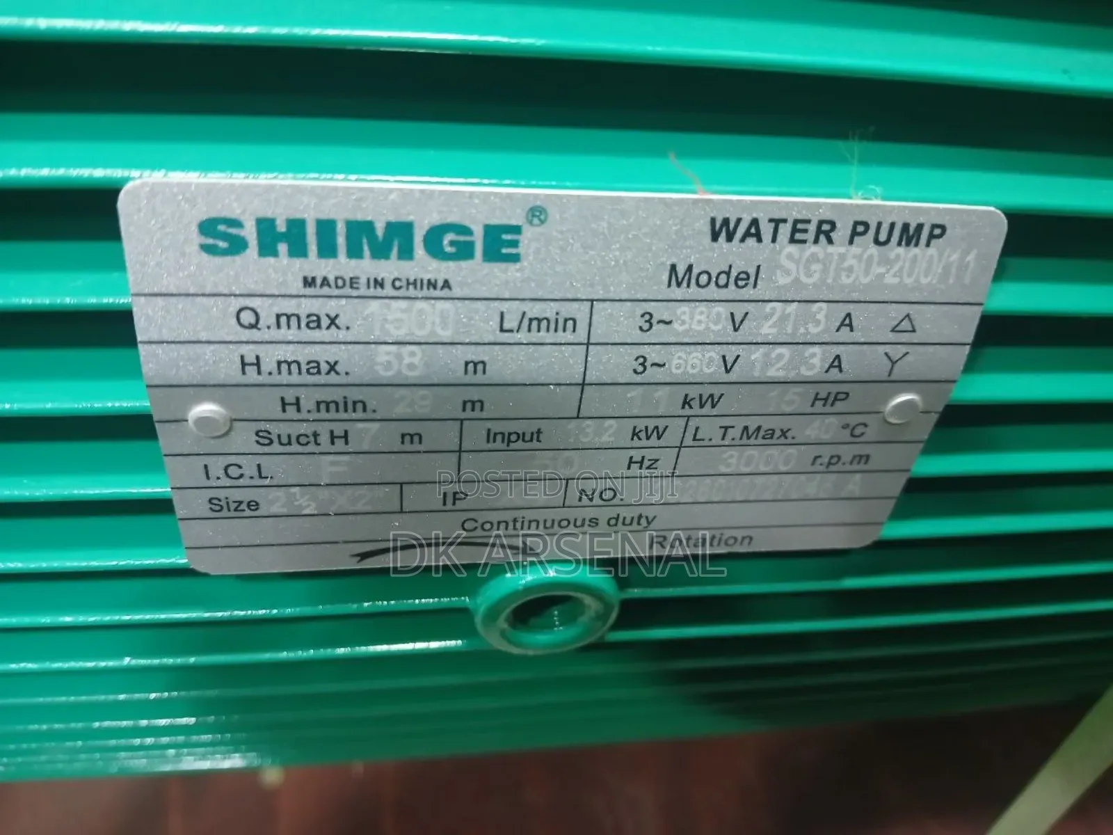 Shimge Weter Pump