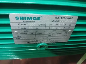 Shimge Weter Pump