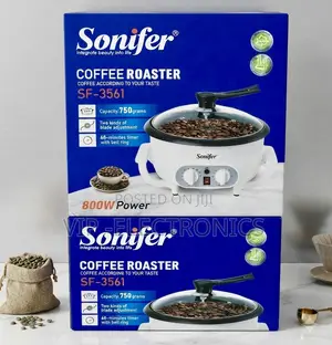 Sonifer Coffee Roast Powerful 800W Roaster Features a 750g Capacity,