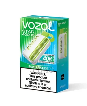Vozol Star Sour Apple Ice 40000 Puffs Vape