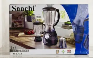 Saachi Blender Grinder 3-in-1 – 350W Multi-Function Kitchen Blender